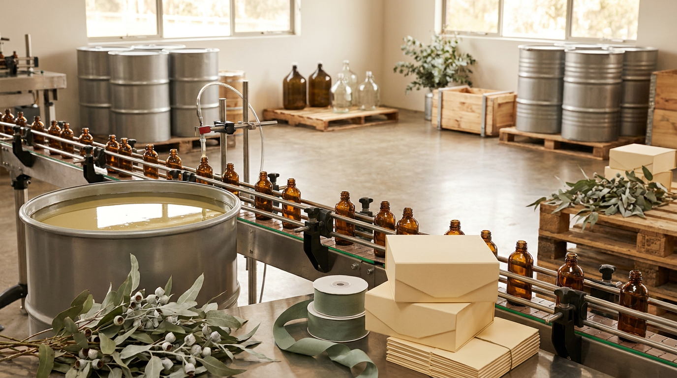 Eucalyptus Essential Oil for Spa Gift Set Assemblers